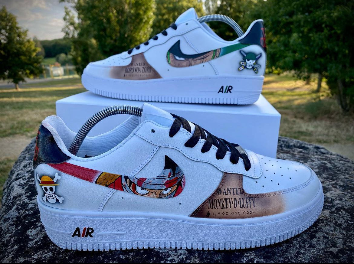 Air force 1 personnalise luffy x Zoro rgcustom