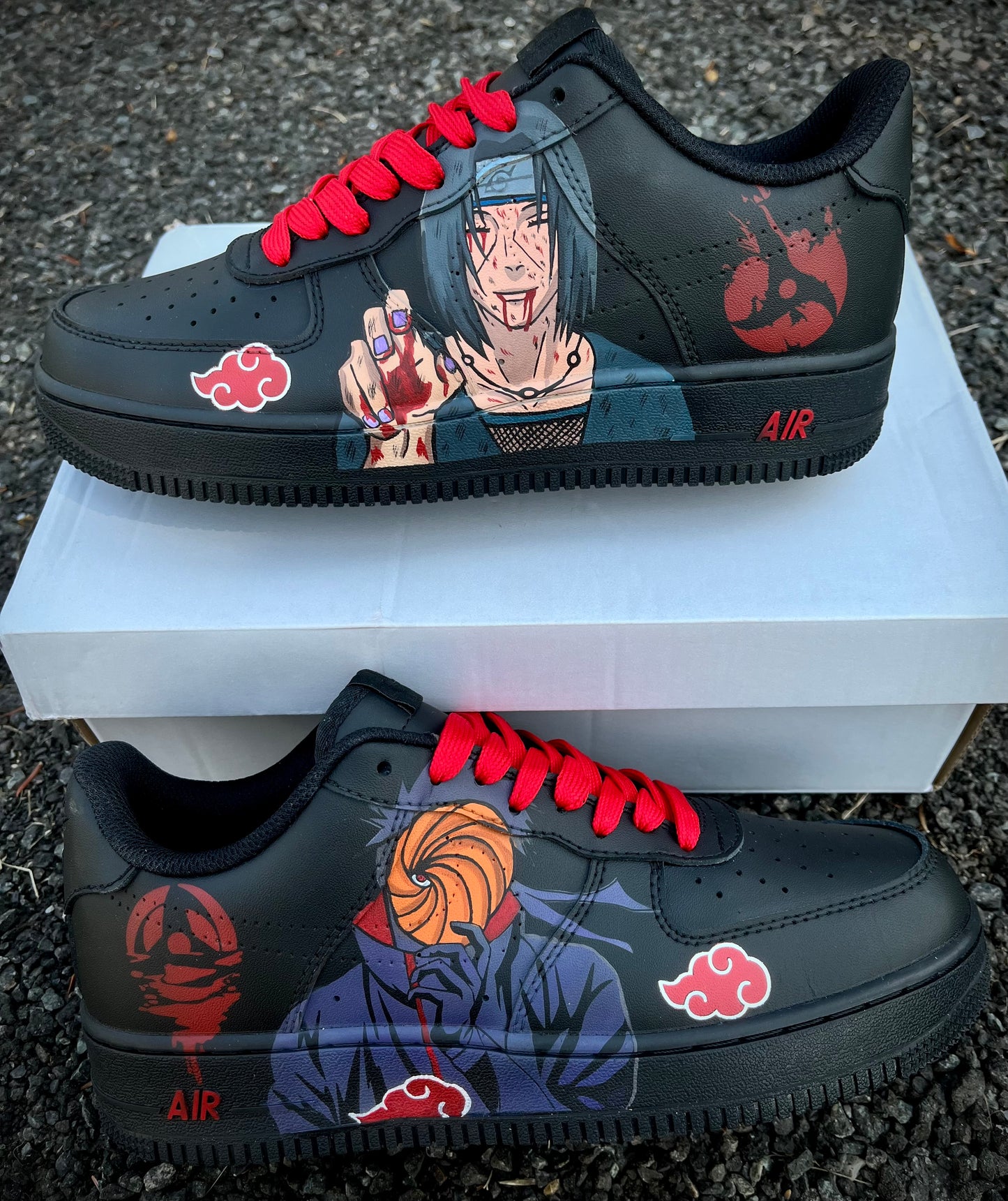 Obito and Itachi Black Air force 1