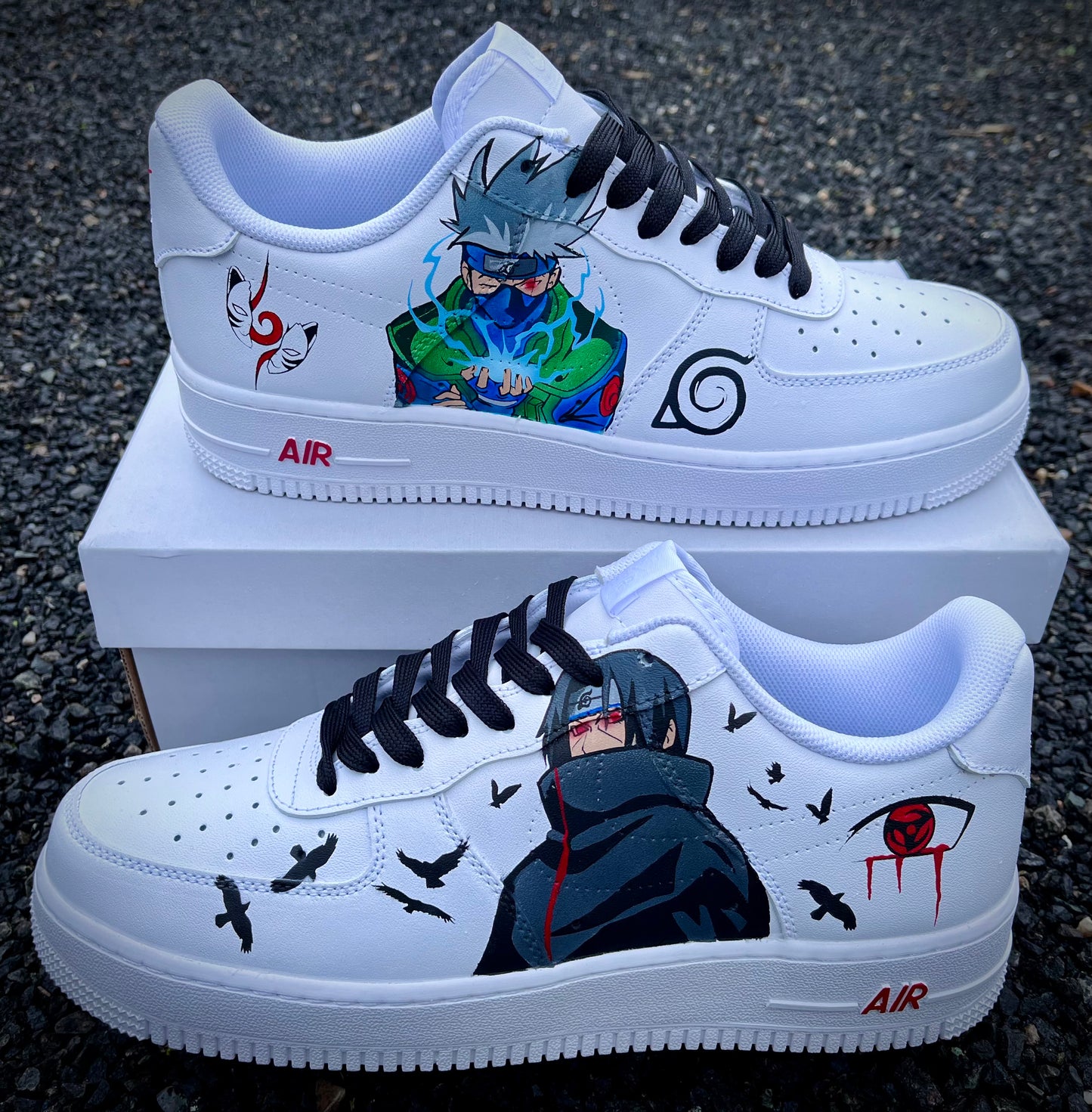 Air Force 1 Itachi contra Sasuke