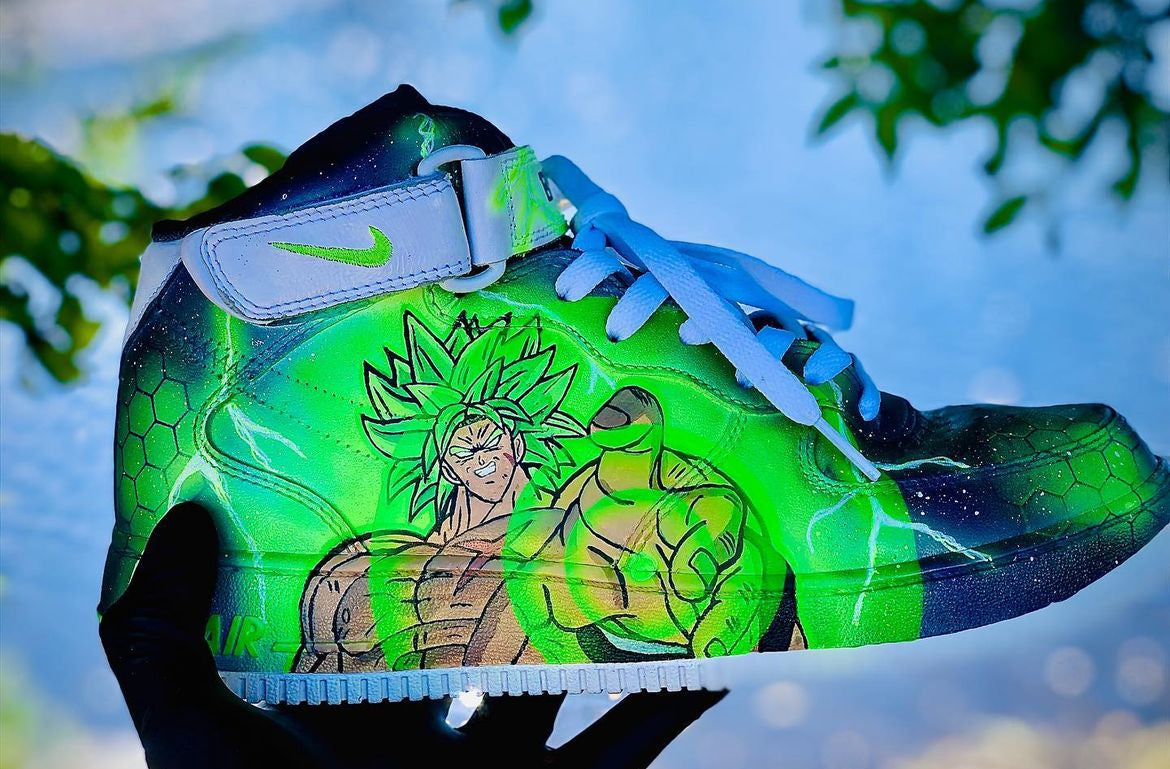 Goku vs broly / Dragon ball custom shoes