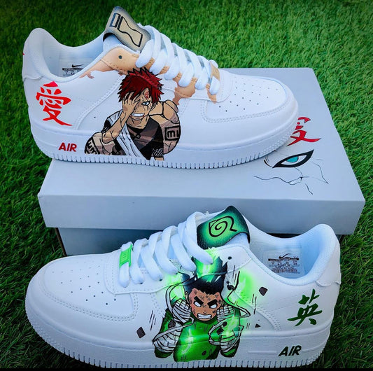 Gaara vs Rock lee AF1 Custom Naruto Shippuden