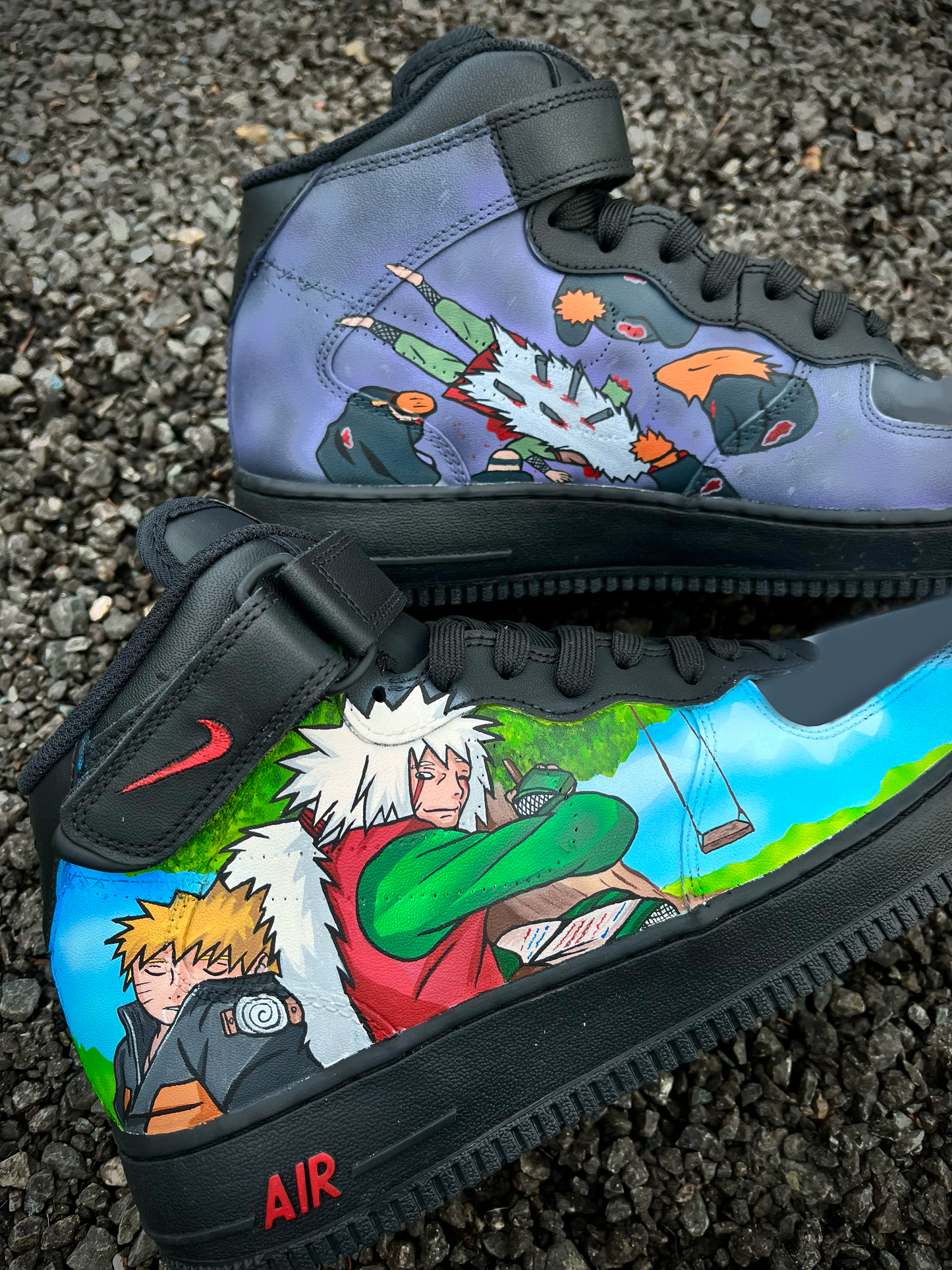 Naruto vs Jiraiya, Air force 1 Mid